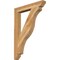 Ekena Millwork Funston Slat Rough Sawn Bracket, Western Red Cedar, 4"W x 30"D x 42"H BKT04X30X42FST06RWR - alternate 1